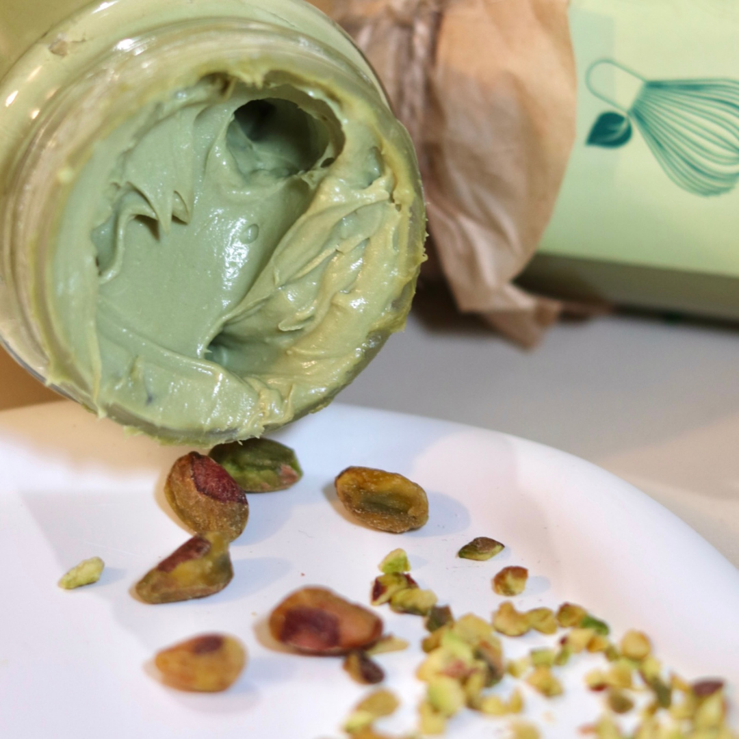 Vasetto crema spalmabile al matcha e pistacchio